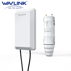 Wavlink Outdoor Wifi Router Extender Repeater Poe 2.4G/5G 300/1200Mbps High Power Waterproof Long Range Outdoor Antenna Network
