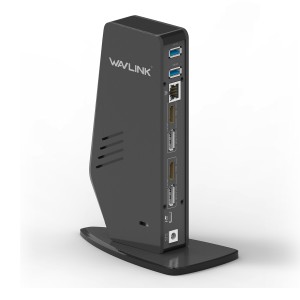 WAVLINK Ultra HD Multiple-Display Docking Station with 65W laptop charging for Type-C and Type-A Windows or Mac OS, Single 5K@60Hz or Dual 4K@60Hz,(2X 4K HDMI,2X Display ports,3X USB3.0 Ports,2X USB-C Ports,Gigabit Ethernet, Audio&Mic)