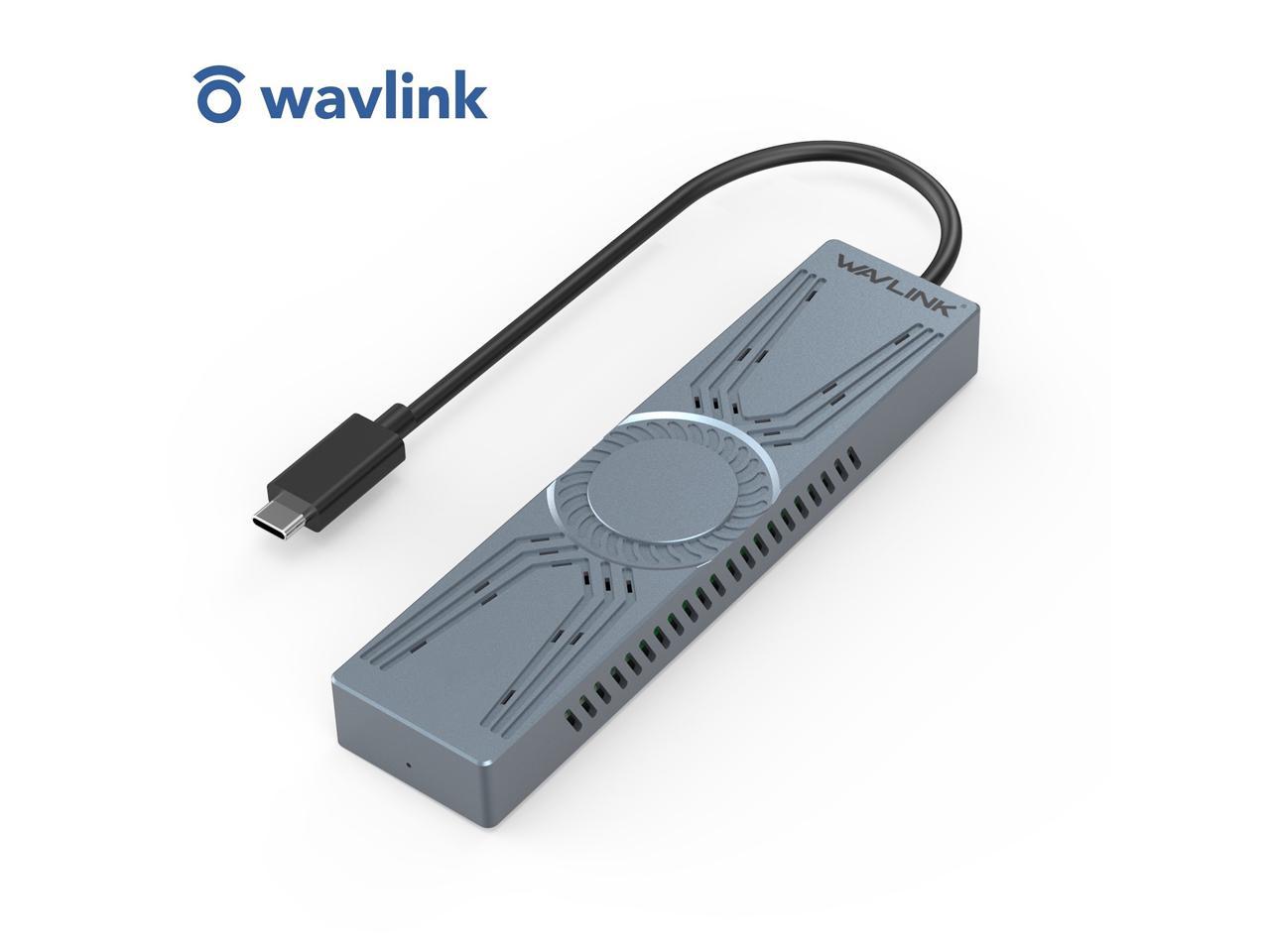 Wavlink M.2 Enclosure for PCIe NVMe SSD, Thunderbolt 3 40Gbps Type-C