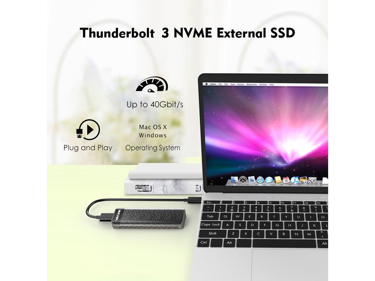 Wavlink WL-UTE02 Type-C Thunderbolt 3 to NVMe SSD Enclosure 